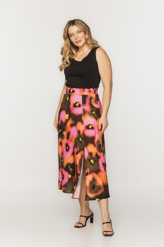 Bawełniany czarny top z dzianiny