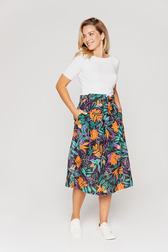 Biała wiskozowa bluzka z krótkim rękawem