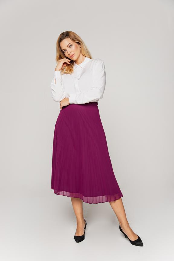 Klasyczna wiskozowa koszula z długim rękawem