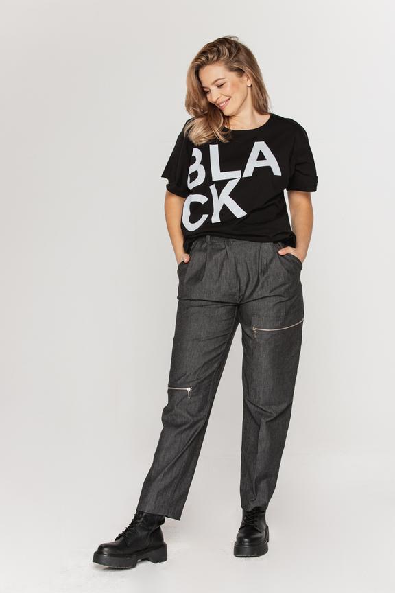 Casualowa bluzka z nadrukiem