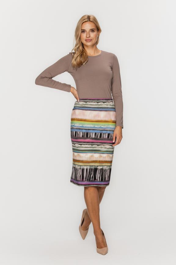 Bluzka w kolorze cappuccino