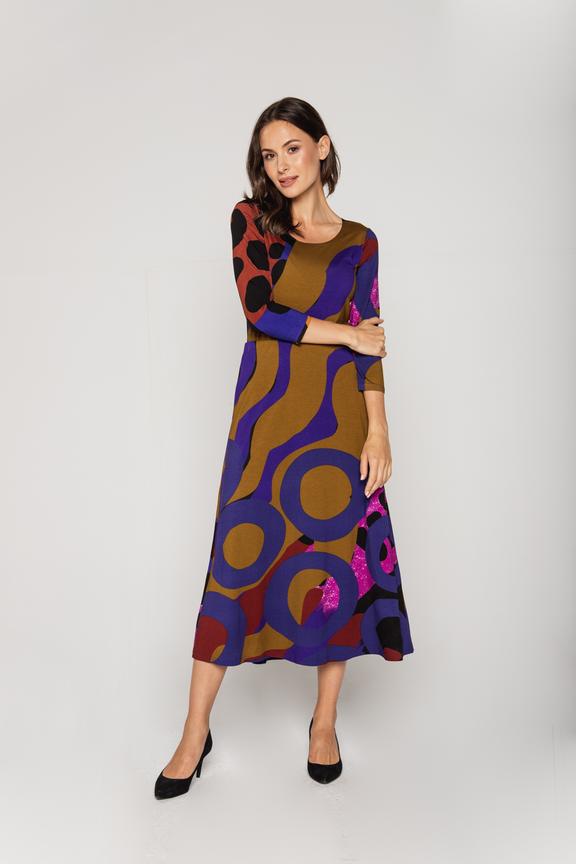 Dzianinowa bluzka z rękawem 3/4