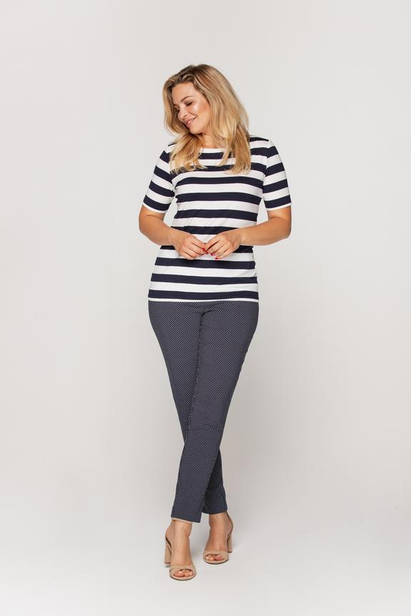 Dzianinowa bluzka w paski