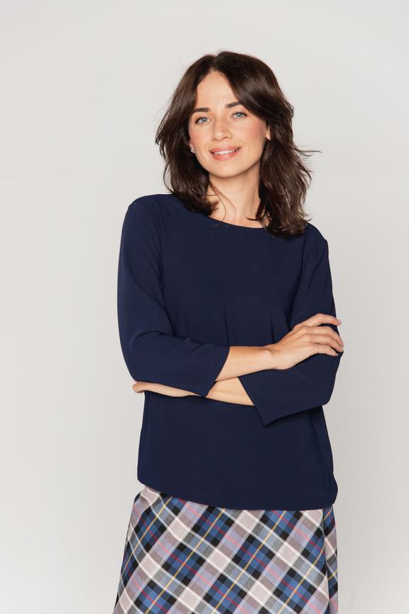 Bluzka zapinana na guziczek