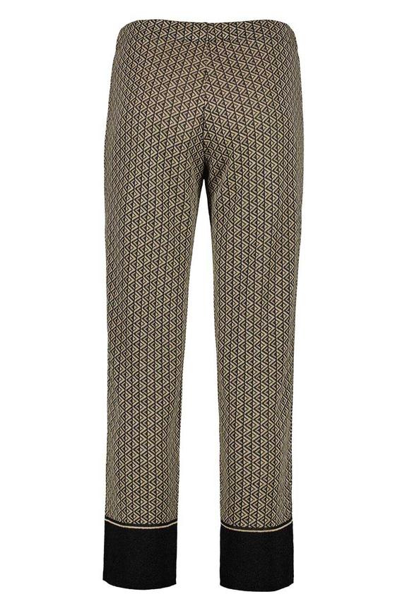 Wzorzyste dzianinowe spodnie