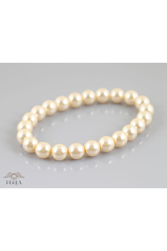Bransoleta z pereł Preciosa w kolorze ecru