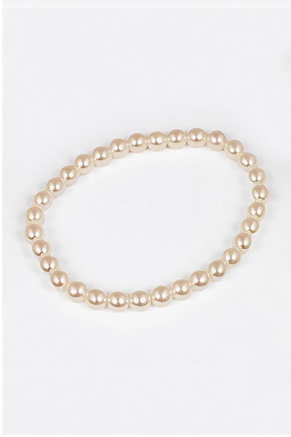 Subtelna bransoletka z pastelowych różowych perełek
