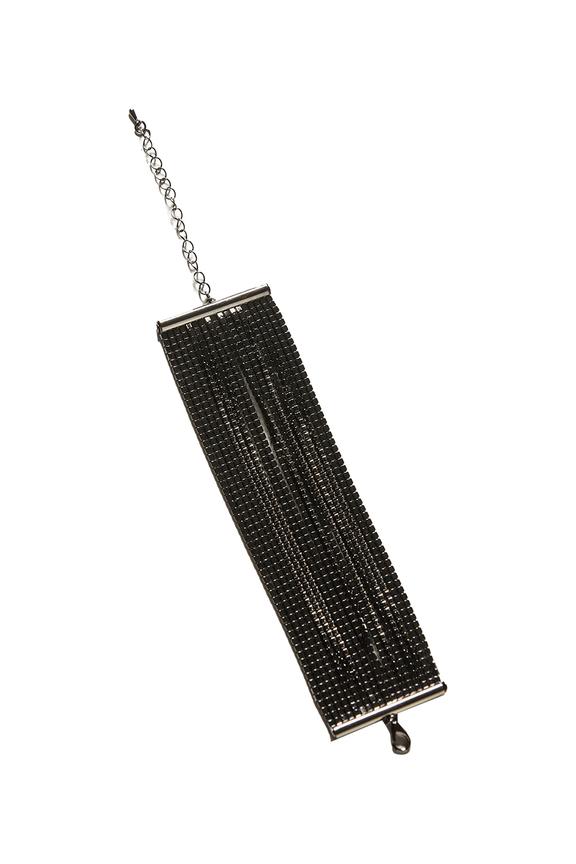 Wizytowa bransoletka w antracytowym kolorze