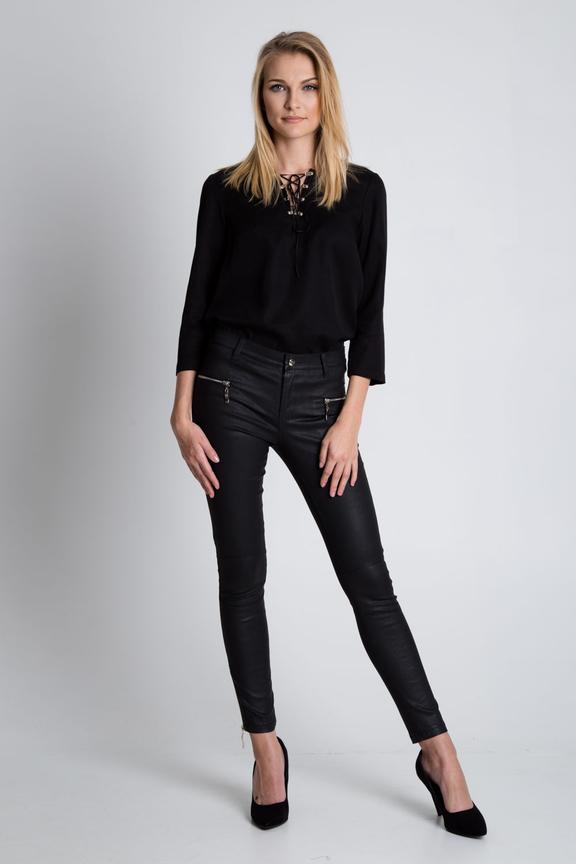 Czarne oryginalne spodnie