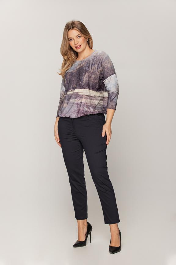 Casualowa bluzka z wiskozy