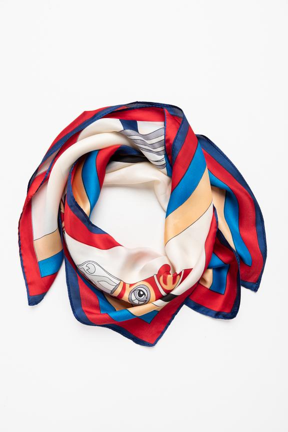 Chusta z satynowej wiskozy