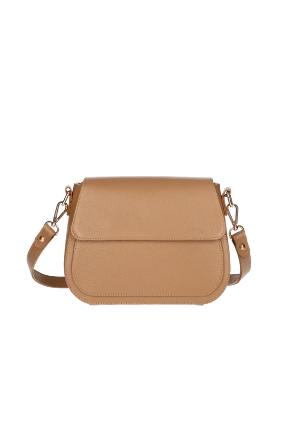 Codzienna luksusowa torebka w kolorze słonego karmelu