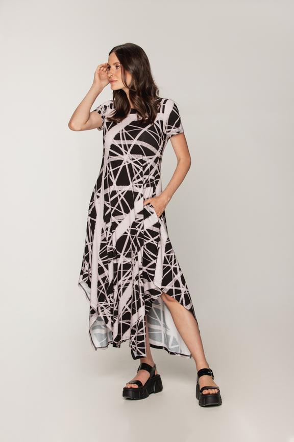 Codzienna sukienka z dzianiny