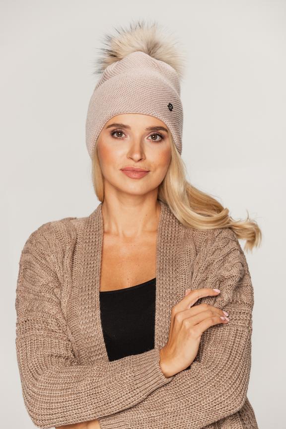Merino wool knit cap