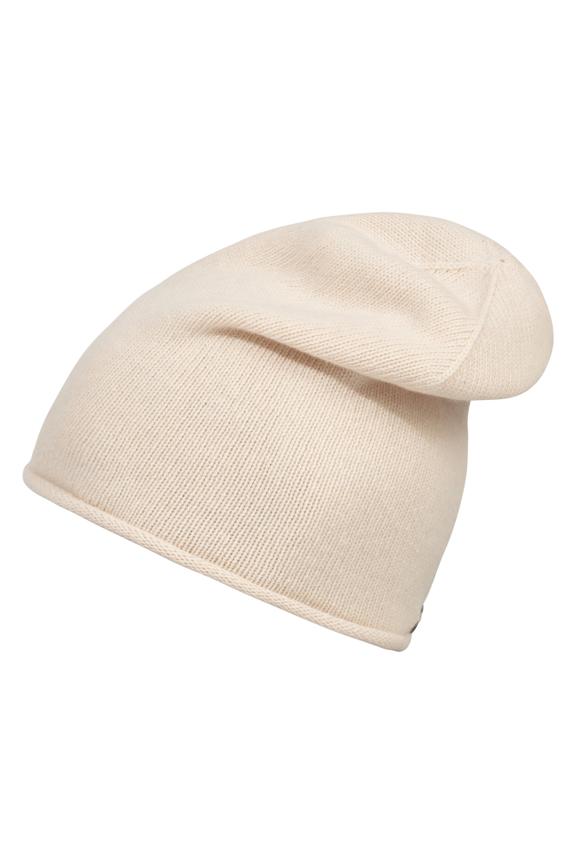 Powder cashmere-blend cap