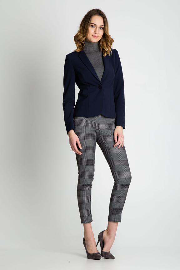 Granatowy klasyczny żakiet