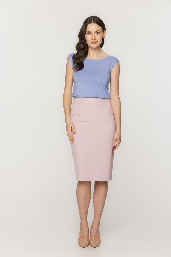 Dopasowana fioletowa bluzka