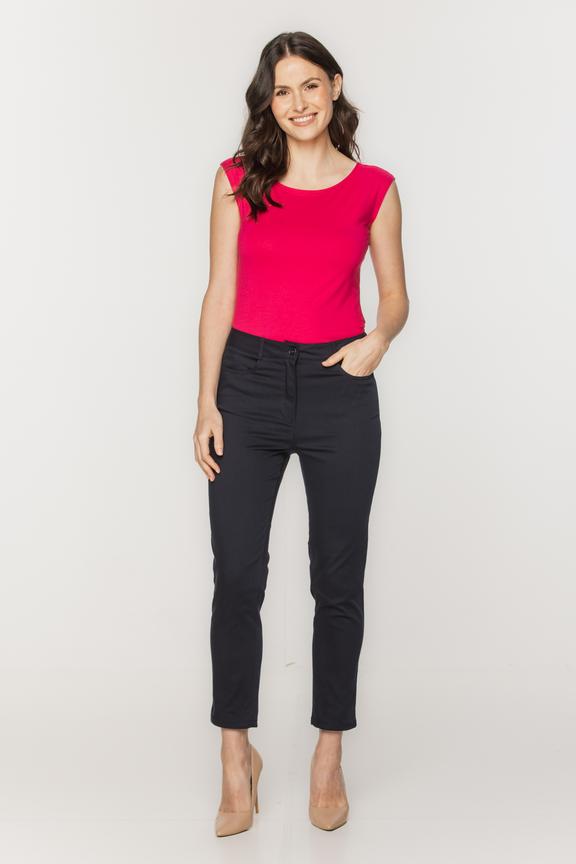 Matching pink blouse