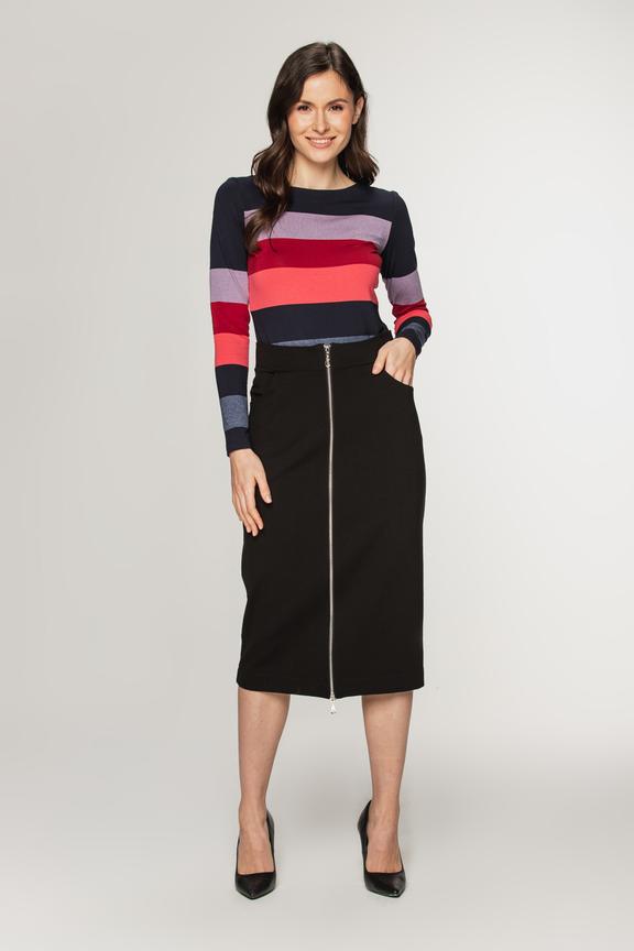 Dzianinowa bluzka w pasy