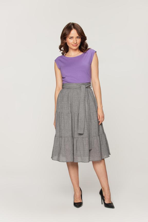 Fioletowa elastyczna bluzka