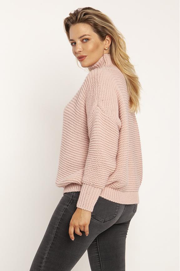 Jasny różowy półgolf