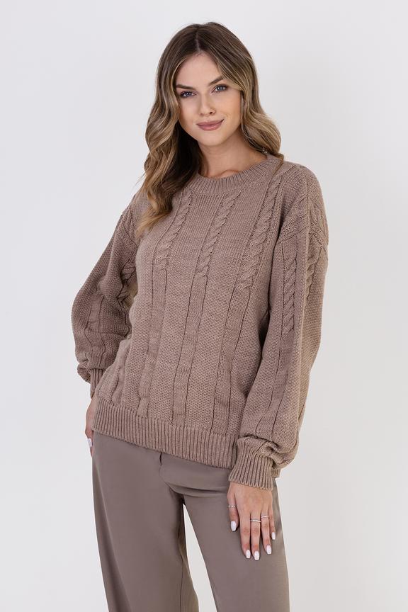 Cocoa wool sweater