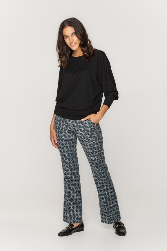 Kimonowa bluzka z napisem