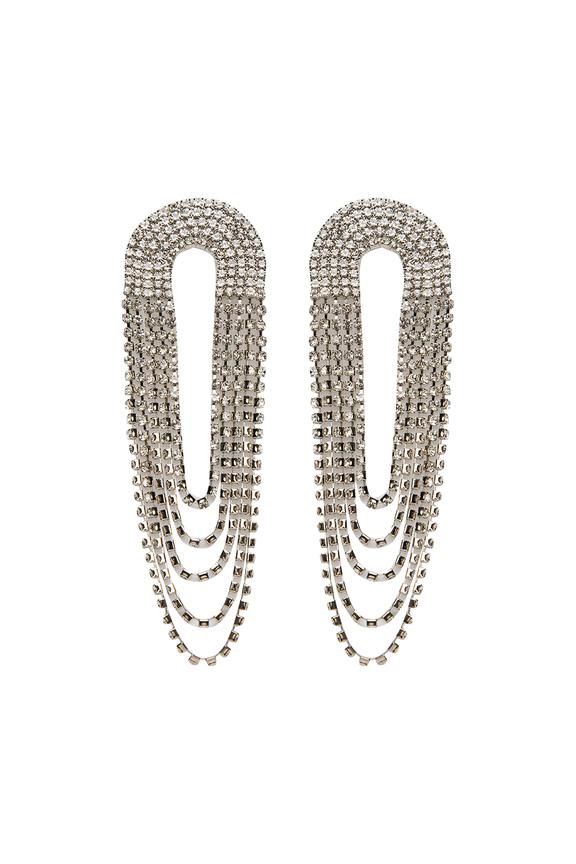 Piękne wieczorowe kolczyki z cyrkoniami