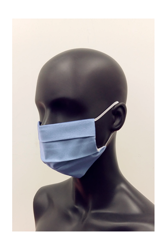 Bawełniana maseczka dwuwarstwowa z kieszenią na filtr