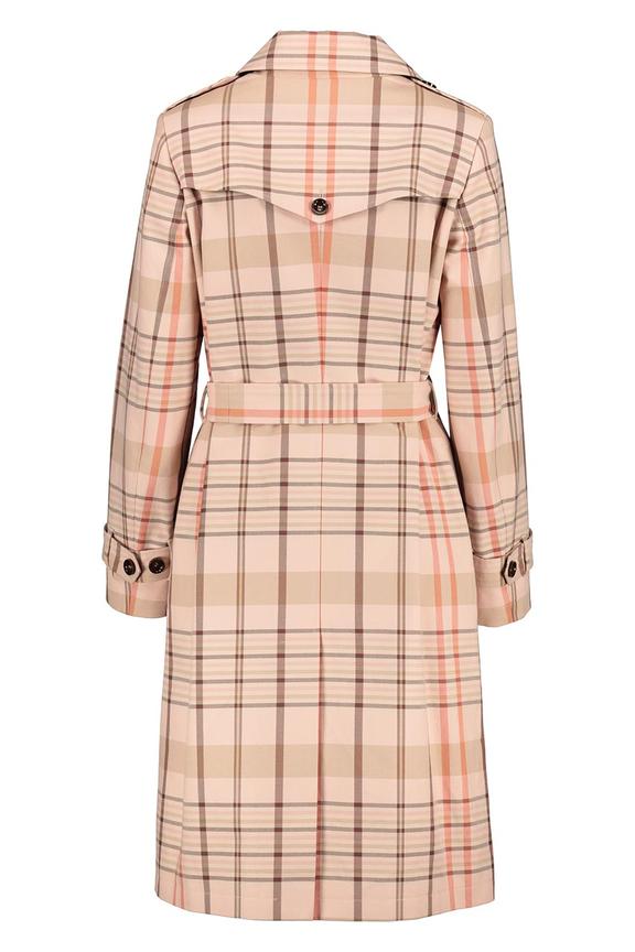 Wiosenny trencz w pastelowych kolorach