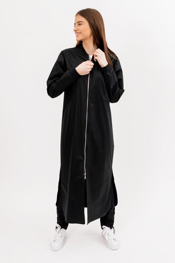 Luźny bawełniany płaszcz