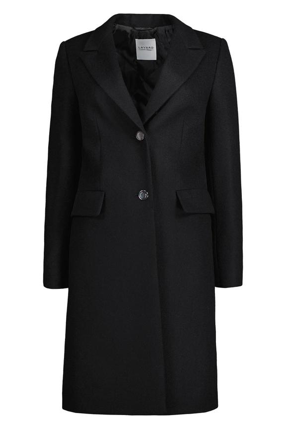 Płaszcz w czarnym kolorze