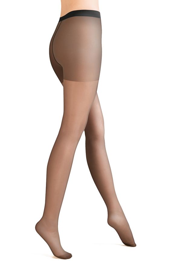 Black tights with a thickness of 15 den