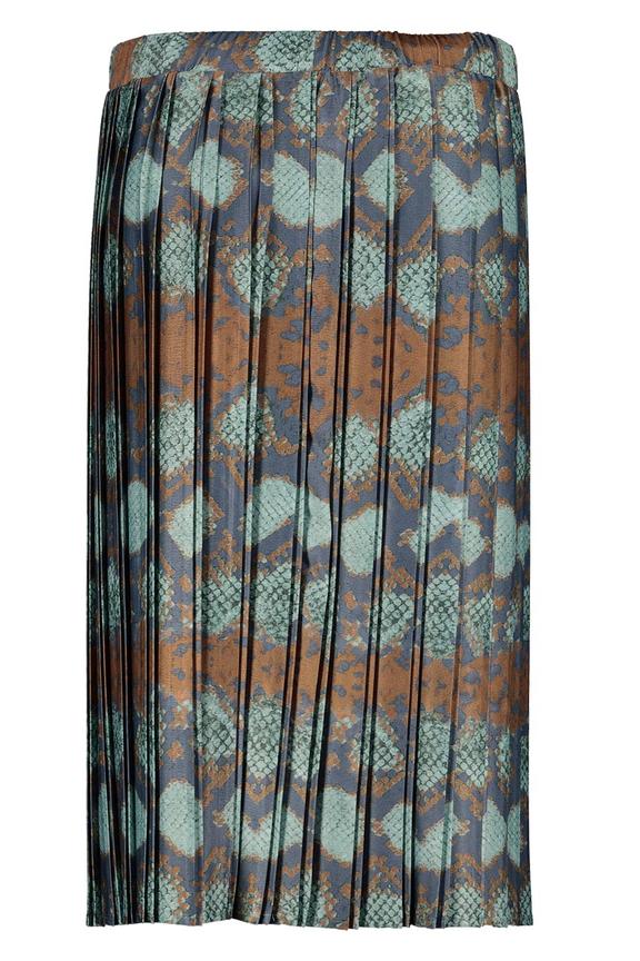 Plisowana spódnica na szerokiej gumce