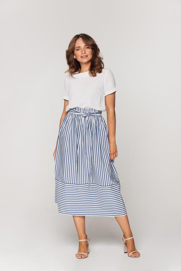 Bawełniana spódnica w paski