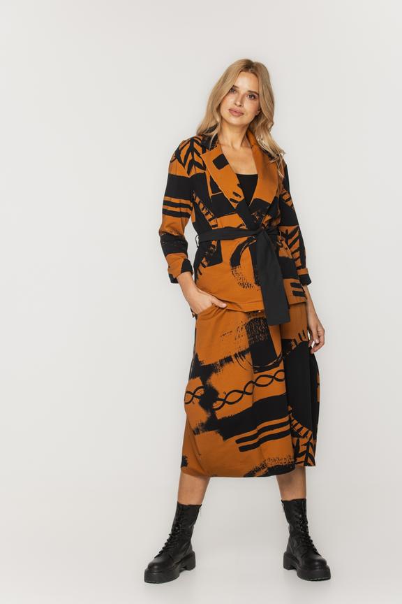 Spódnica z dzianiny dresowej