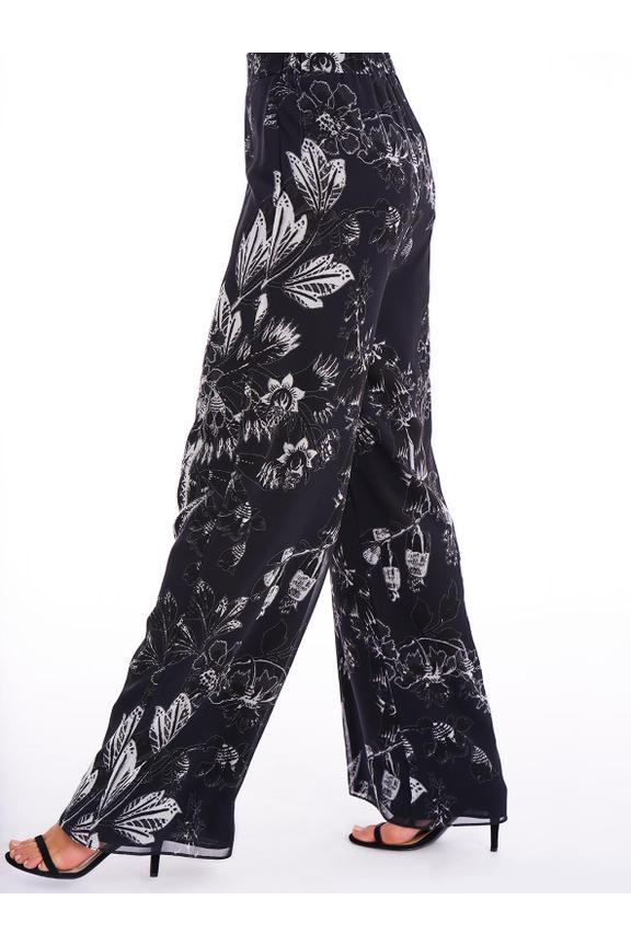 Zwiewne szyfonowe spodnie