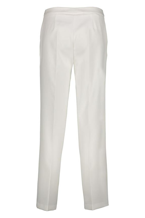 Spodnie ecru z kieszeniami