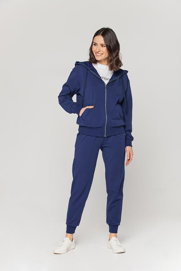 Navy blue drawstring sweatpants