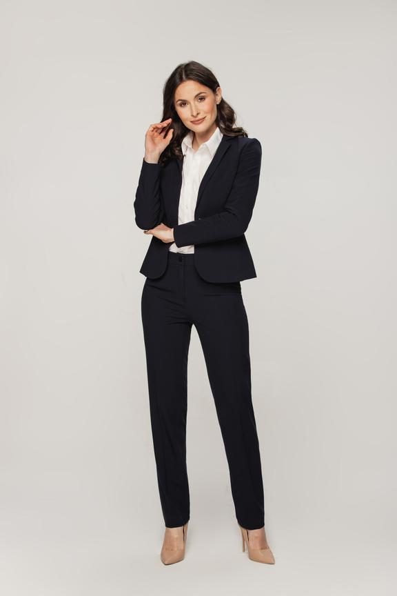 Spodnie proste w kant