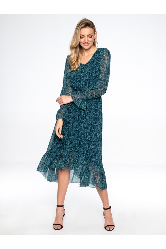 Fine heart fabric dress