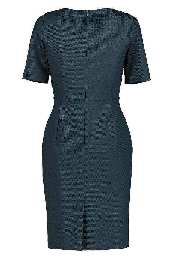 Sukienka w kolorze butelkowej zieleni