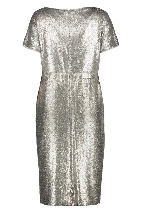 Srebrna cekinowa sukienka