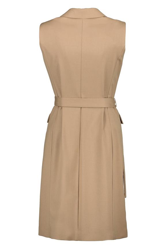 Dwurzędowa sukienka z białymi guzikami