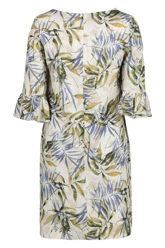 Letnia sukienka z roślinnym motywem