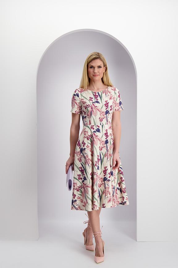 Sukienka w pastelowych kolorach