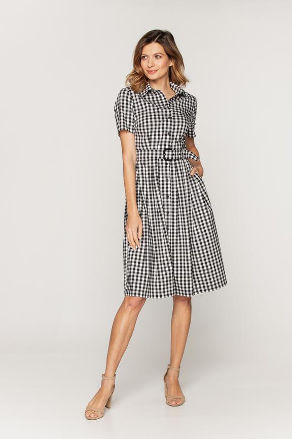 Checkered emery dress