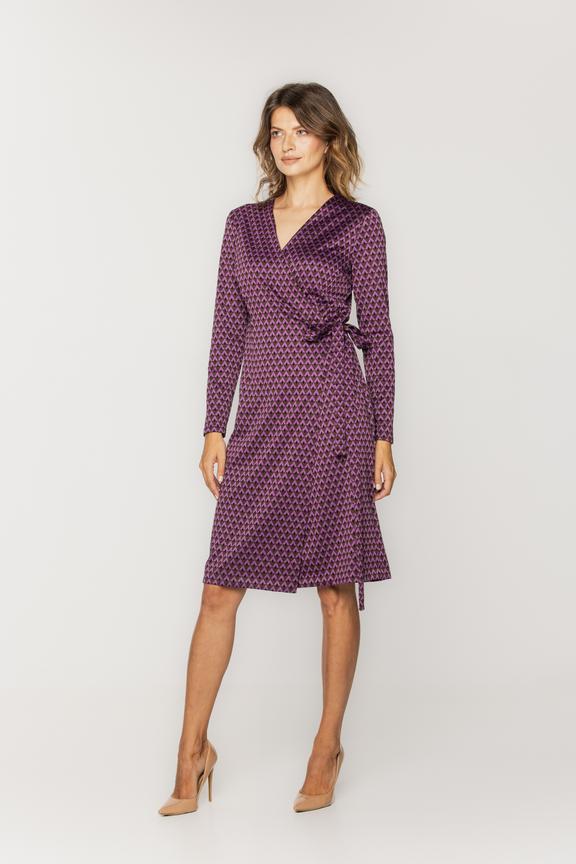 Sukienka z elastycznej grubej dzianiny