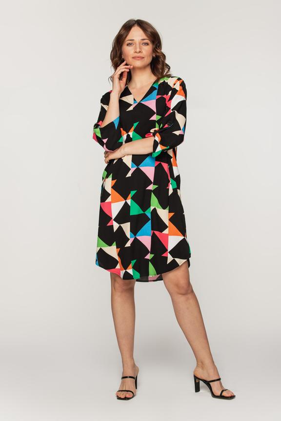 Sukienka z regulowanym rękawem