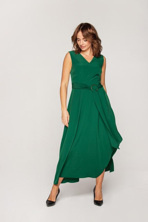 Długa wizytowa sukienka